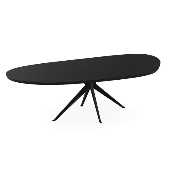 Eettafel Eiken Zwart - Organisch Type A - Anna poot - {{ product.type }} - Kas20