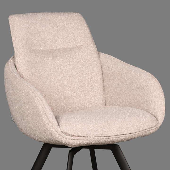 Eetkamerstoel Bastian - Naturel - Boucle - {{ product.type }} - Kas20