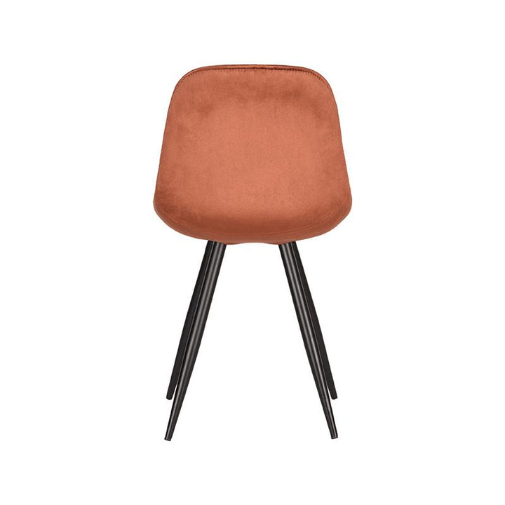 Eetkamerstoel Caspian - Rust - Fluweel (set van 2) - {{ product.type }} - Kas20