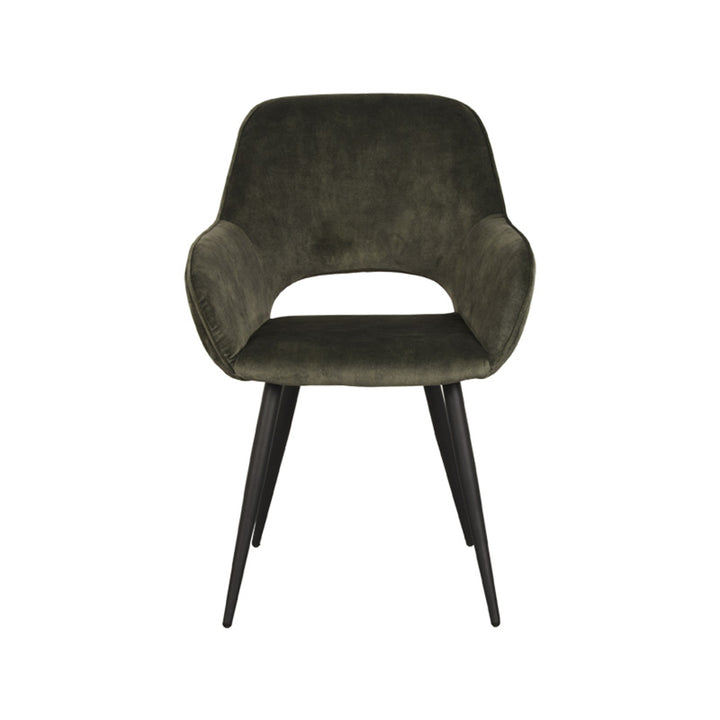 Eetkamerstoel Fabian - Hunter - Velours (set van 2) - {{ product.type }} - Kas20
