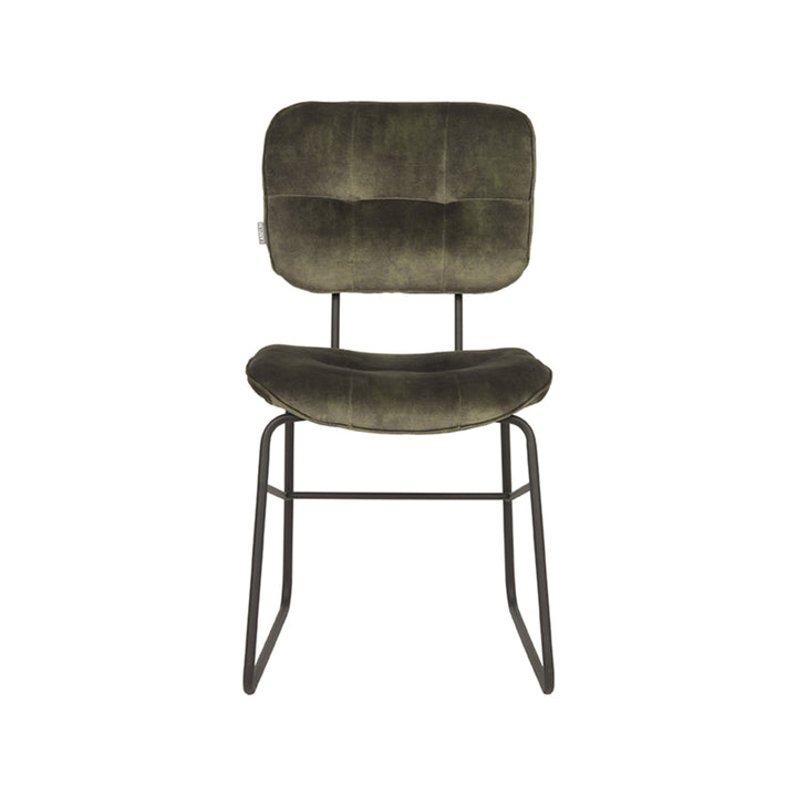 Eetkamerstoel Dorian - Hunter - Velours (set van 2) - {{ product.type }} - Kas20
