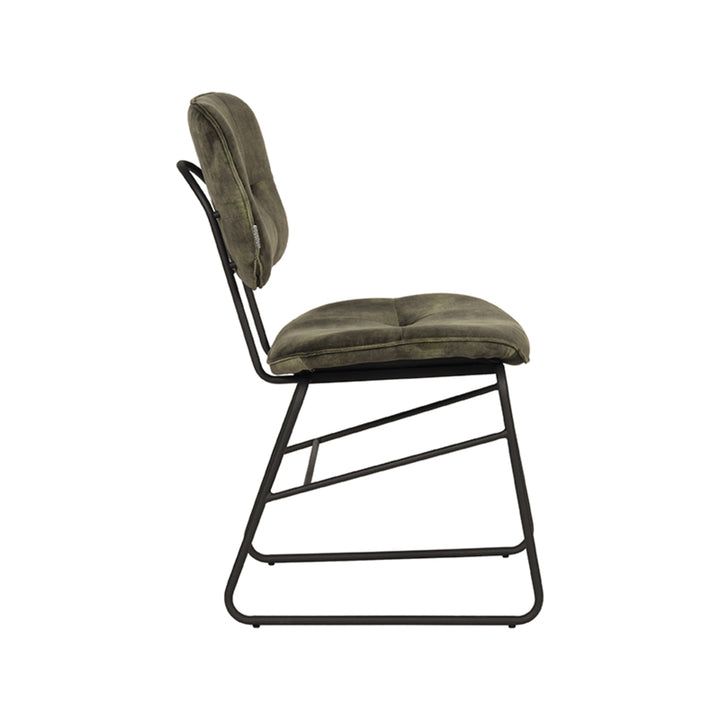 Eetkamerstoel Dorian - Hunter - Velours (set van 2) - {{ product.type }} - Kas20