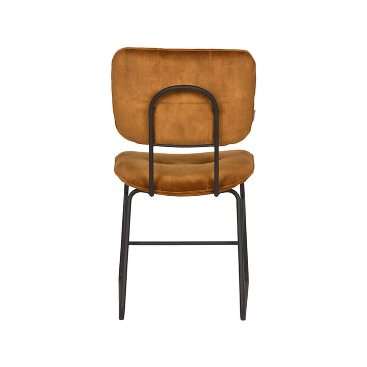 Eetkamerstoel Dorian - Oker - Velours (set van 2) - {{ product.type }} - Kas20