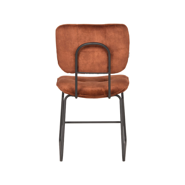 Eetkamerstoel Dorian - Rust - Velours (set van 2) - {{ product.type }} - Kas20