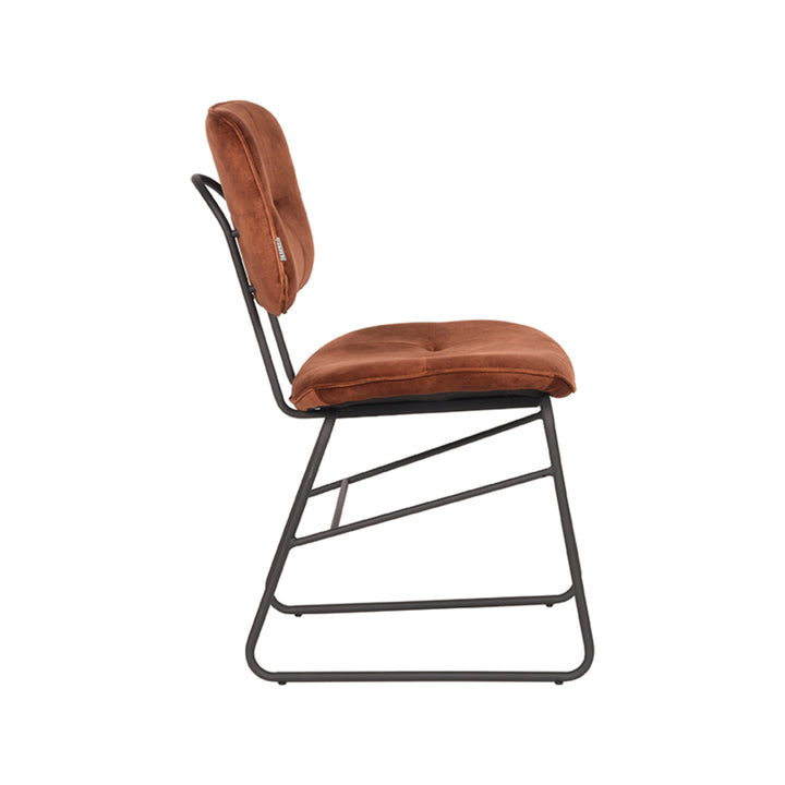 Eetkamerstoel Dorian - Rust - Velours (set van 2) - {{ product.type }} - Kas20