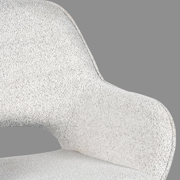 Eetkamerstoel Fabian - Wit - Boucle (set van 2) - {{ product.type }} - Kas20