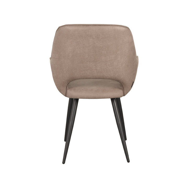 Eetkamerstoel Fabian - Taupe - Micro Suede (set van 2) - {{ product.type }} - Kas20