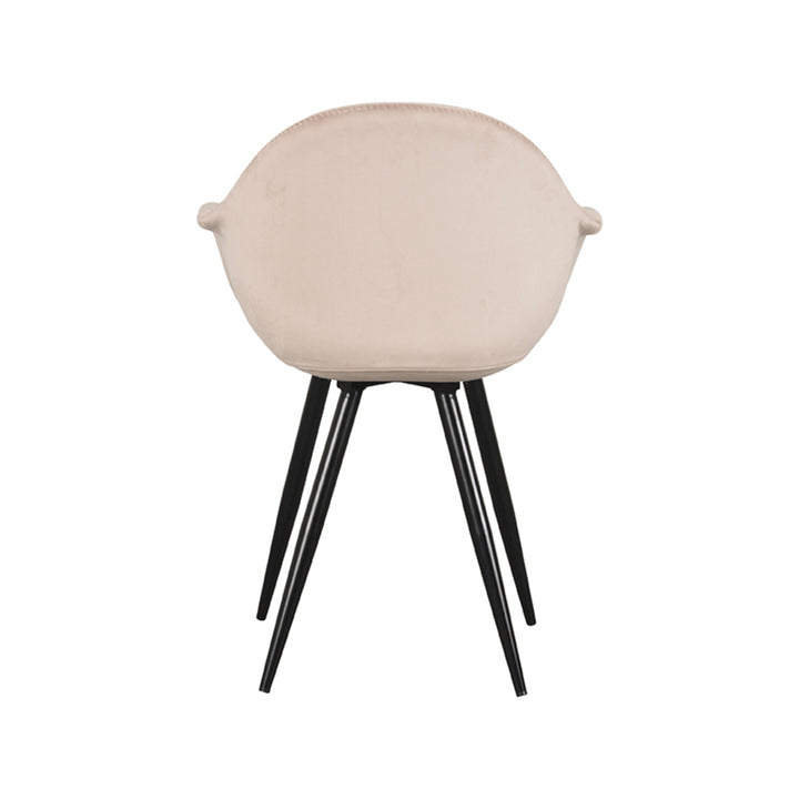 Eetkamerstoel Finnian - Zand - Fluweel (set van 2) - {{ product.type }} - Kas20