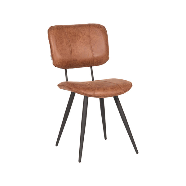 Eetkamerstoel Felix - Cognac - Leder (set van 2) - {{ product.type }} - Kas20