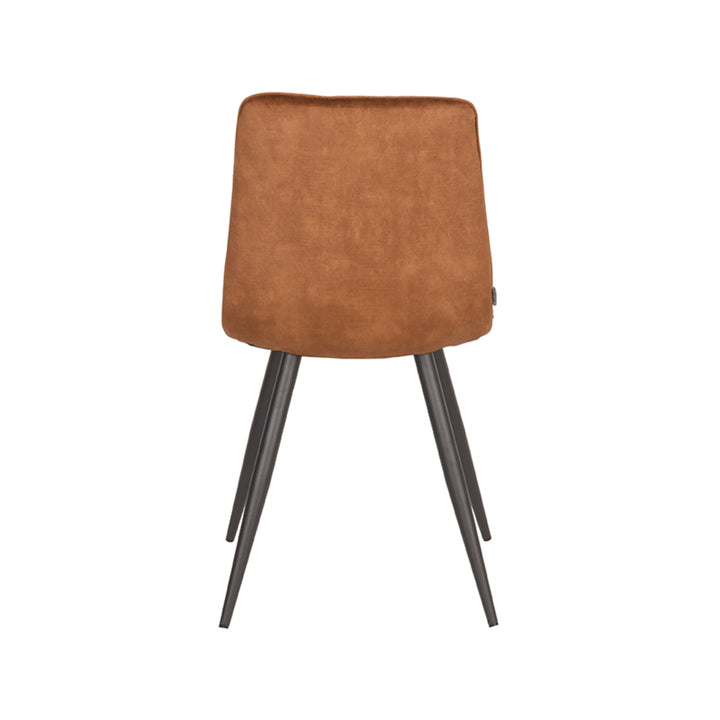 Eetkamerstoel Julian - Oker - Velours (set van 2) - {{ product.type }} - Kas20