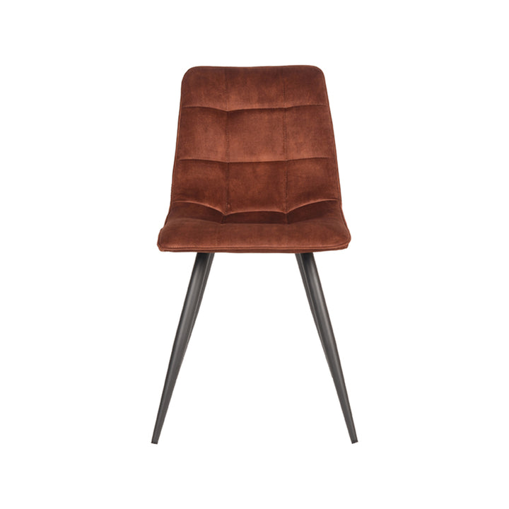 Eetkamerstoel Julian - Rust - Velours (set van 2) - {{ product.type }} - Kas20