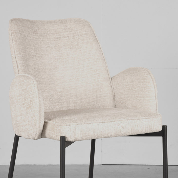 Eetkamerstoel Jonas - Crème - Elegance (set van 2) - {{ product.type }} - Kas20