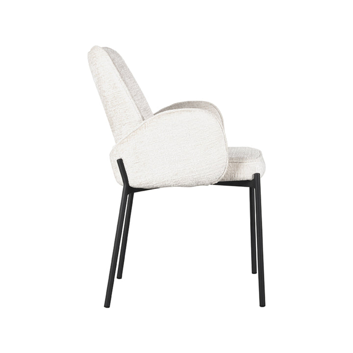 Eetkamerstoel Jonas - Crème - Elegance (set van 2) - {{ product.type }} - Kas20