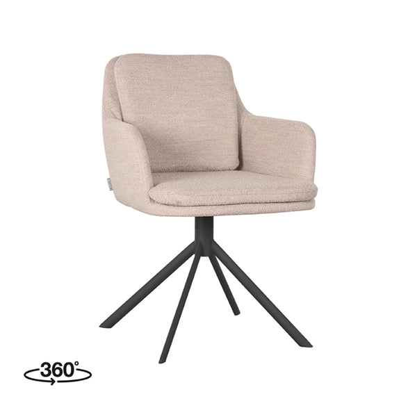 Eetkamerstoel Jovan - Naturel - Boucle - {{ product.type }} - Kas20
