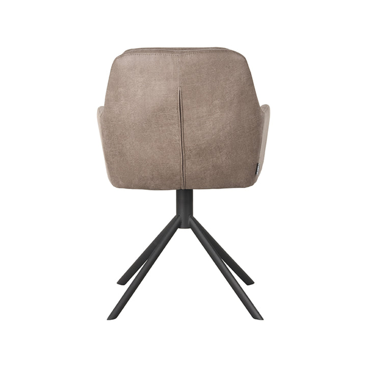 Eetkamerstoel Jovan - Taupe - Micro Suede - {{ product.type }} - Kas20