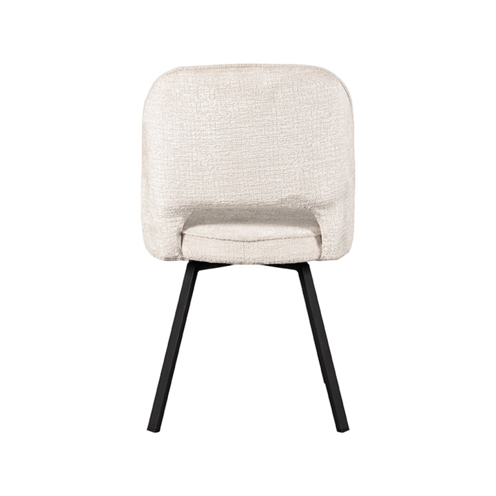 Eetkamerstoel Lazarus - Crème - Fluweel (set van 2) - {{ product.type }} - Kas20
