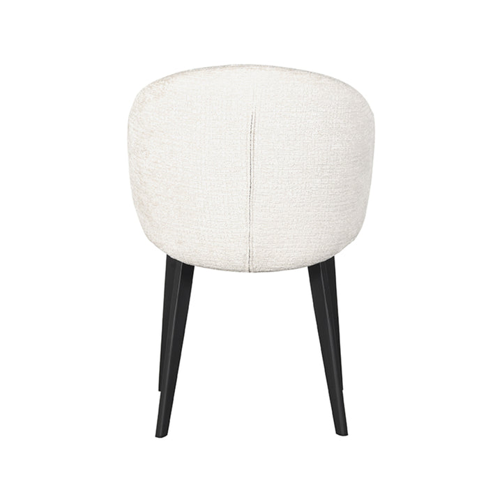 Eetkamerstoel Lorenzo - Crème - Fluweel (set van 2) - {{ product.type }} - Kas20