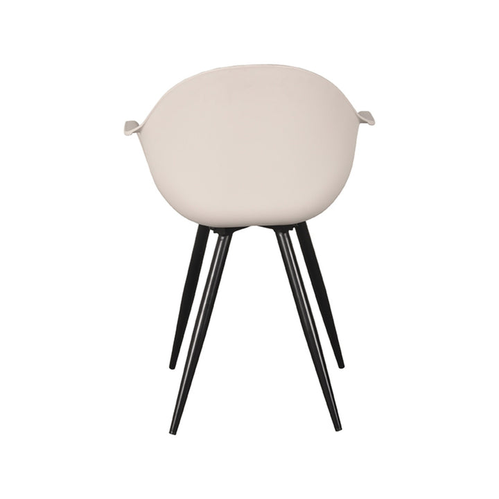 Eetkamerstoel Luna - Zand - Kunststof (set van 2) - {{ product.type }} - Kas20