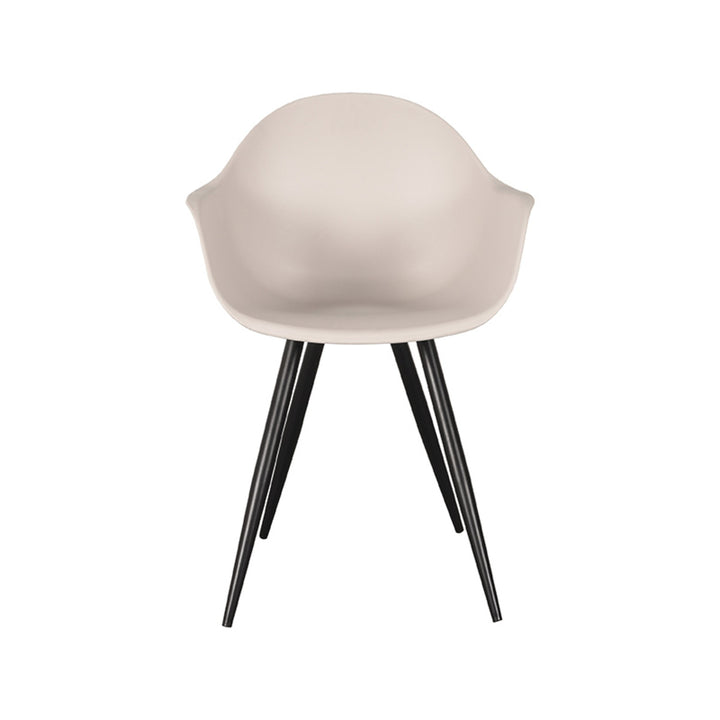 Eetkamerstoel Luna - Zand - Kunststof (set van 2) - {{ product.type }} - Kas20