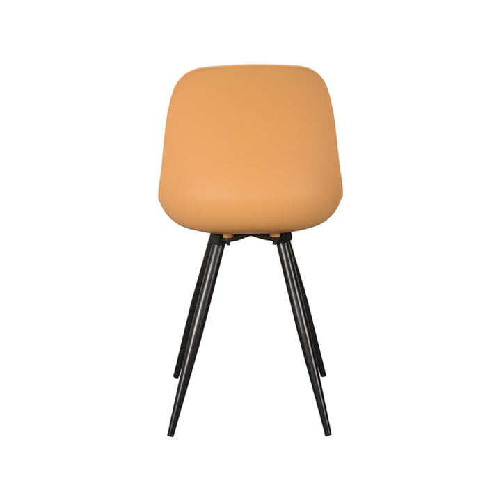 Eetkamerstoel Montague - Oker - Kunststof (set van 2) - {{ product.type }} - Kas20