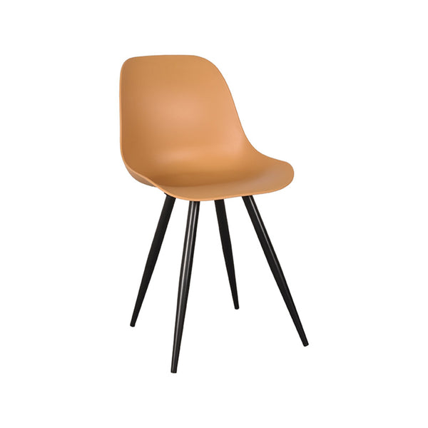 Eetkamerstoel Montague - Oker - Kunststof (set van 2) - {{ product.type }} - Kas20