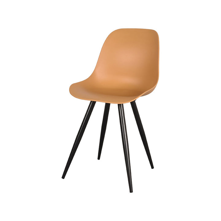 Eetkamerstoel Montague - Oker - Kunststof (set van 2) - {{ product.type }} - Kas20