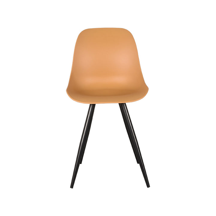 Eetkamerstoel Montague - Oker - Kunststof (set van 2) - {{ product.type }} - Kas20