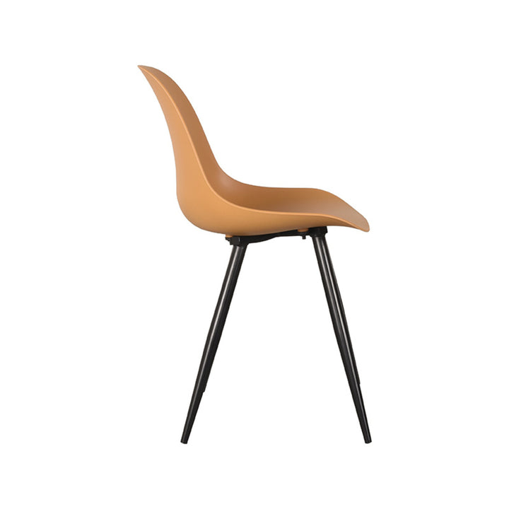 Eetkamerstoel Montague - Oker - Kunststof (set van 2) - {{ product.type }} - Kas20