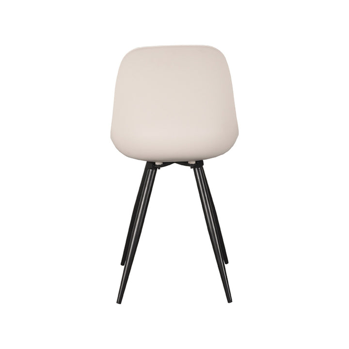 Eetkamerstoel Montague - Zand - Kunststof (set van 2) - {{ product.type }} - Kas20