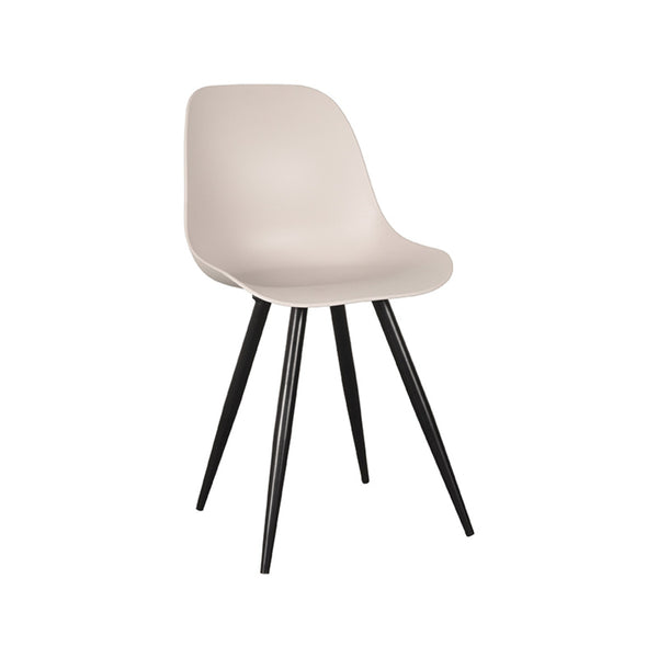 Eetkamerstoel Montague - Zand - Kunststof (set van 2) - {{ product.type }} - Kas20
