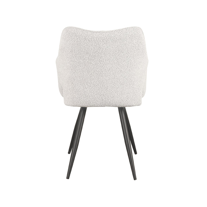 Eetkamerstoel Nikolas - Wit - Boucle - {{ product.type }} - Kas20