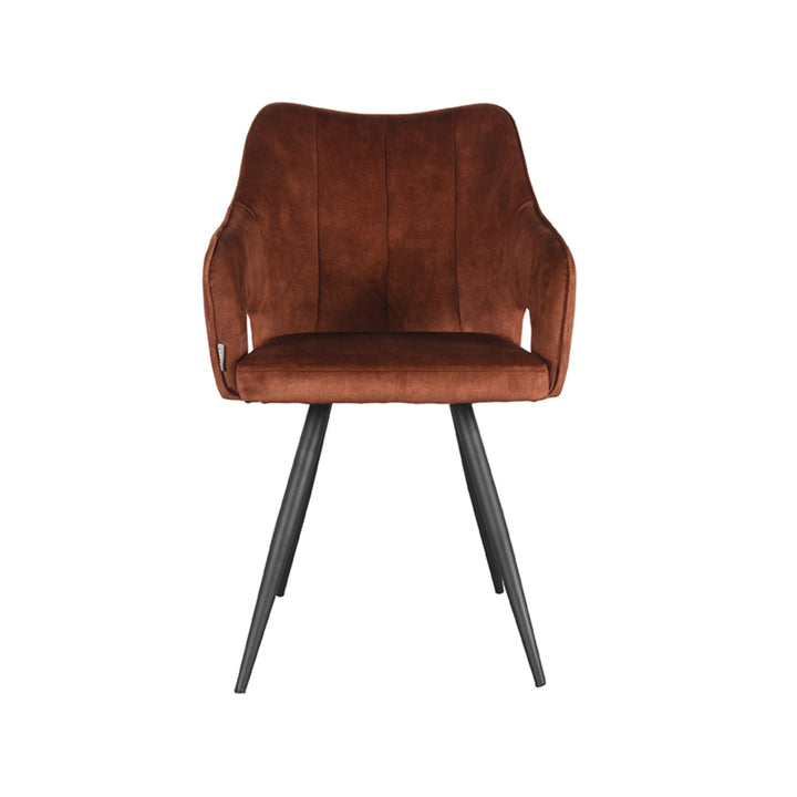 Eetkamerstoel Nikolas - Rust - Velours - {{ product.type }} - Kas20
