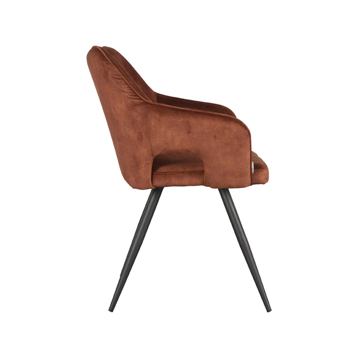 Eetkamerstoel Nikolas - Rust - Velours - {{ product.type }} - Kas20