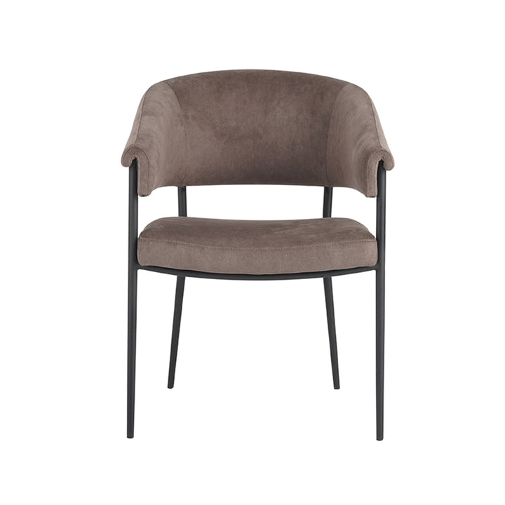 Eetkamerstoel Phineas - Taupe - Cosmo (set van 2) - {{ product.type }} - Kas20