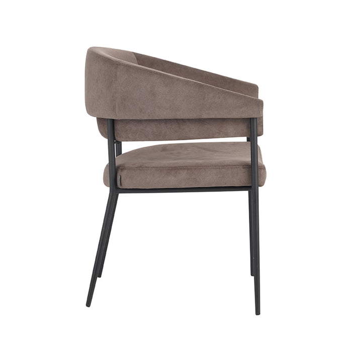 Eetkamerstoel Phineas - Taupe - Cosmo (set van 2) - {{ product.type }} - Kas20