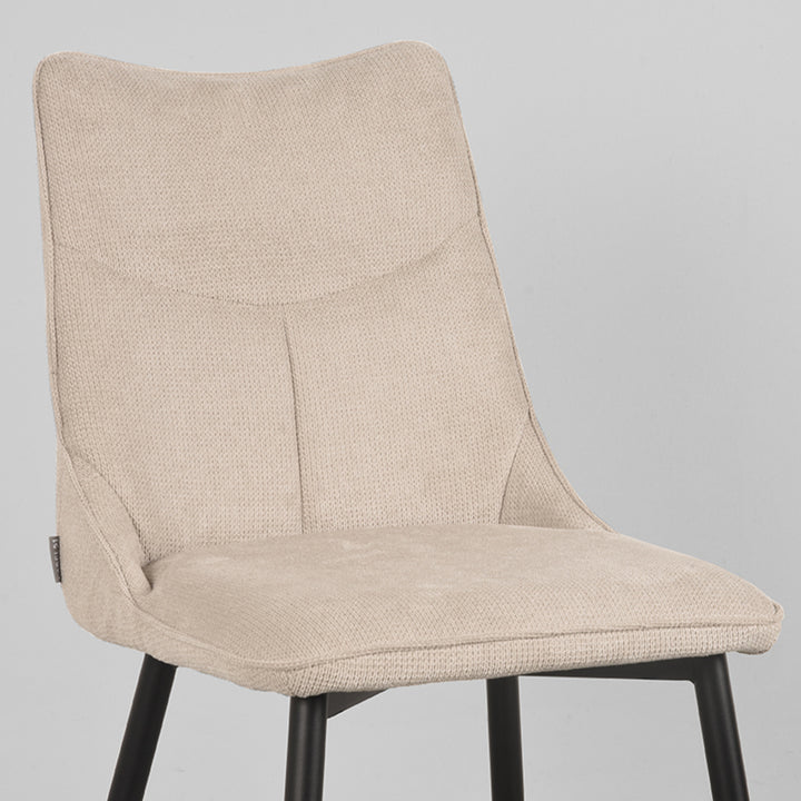 Eetkamerstoel Raphael - Naturel - Synthetisch (set van 4) - {{ product.type }} - Kas20