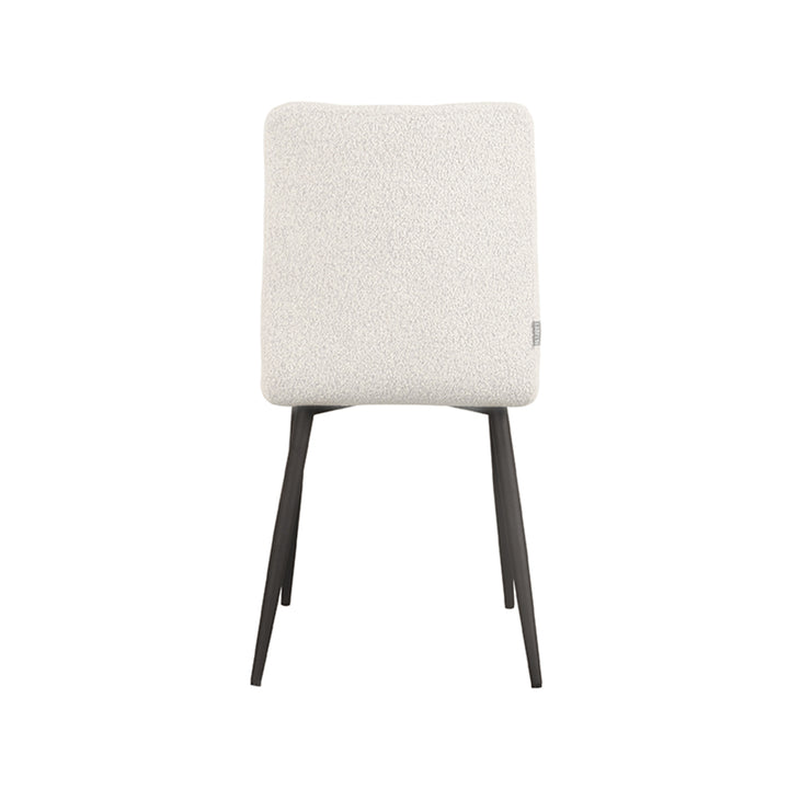 Eetkamerstoel Sebastian - Wit - Boucle (set van 4) - {{ product.type }} - Kas20