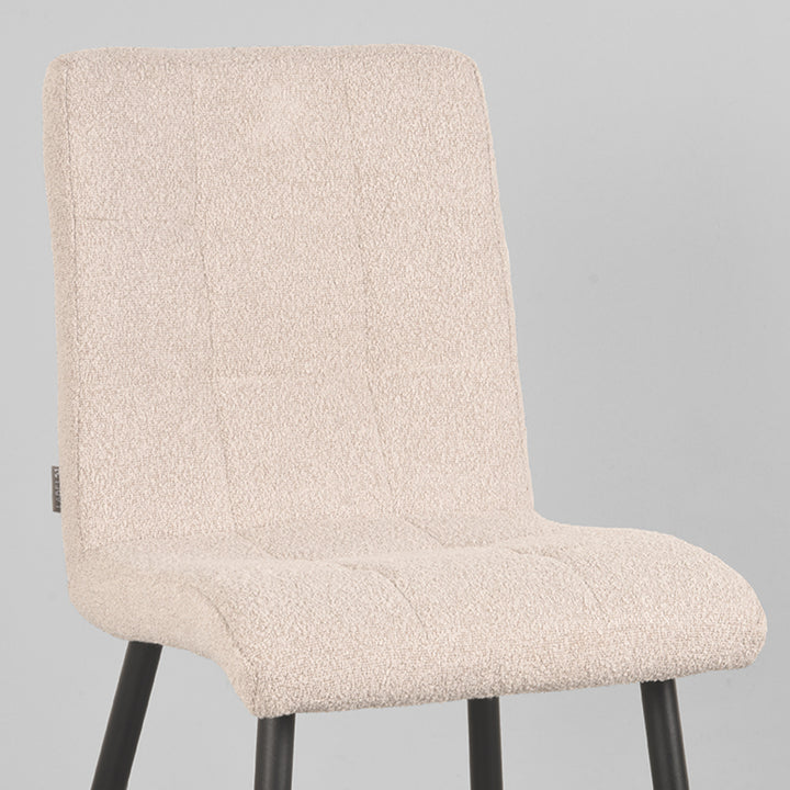 Eetkamerstoel Sebastian - Naturel - Boucle (set van 4) - {{ product.type }} - Kas20