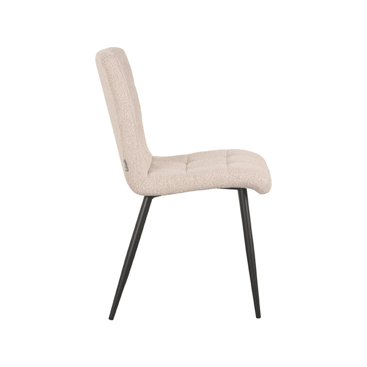 Eetkamerstoel Sebastian - Naturel - Boucle (set van 4) - {{ product.type }} - Kas20