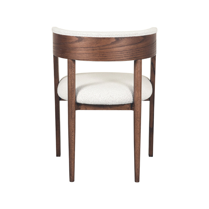 Eetkamerstoel Santiago - Wit - Boucle (set van 2) - {{ product.type }} - Kas20