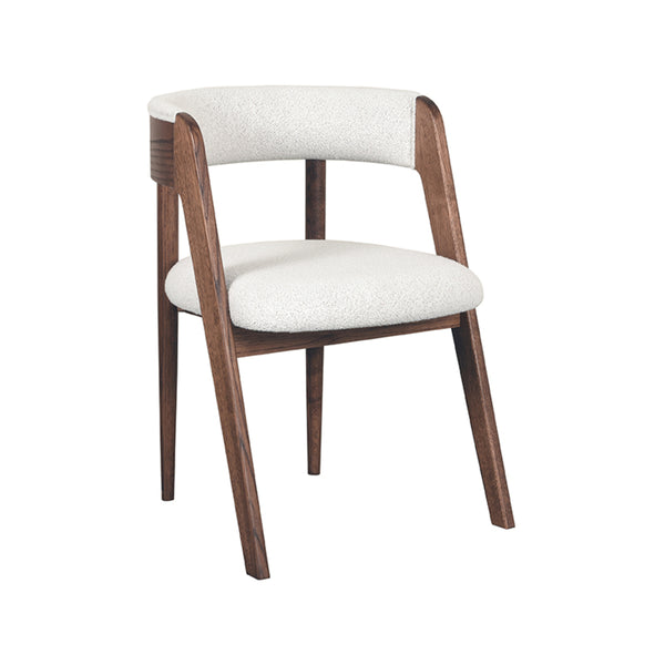 Eetkamerstoel Santiago - Wit - Boucle (set van 2) - {{ product.type }} - Kas20