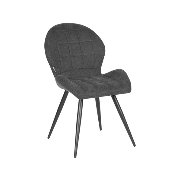 Eetkamerstoel Santino - Antraciet - Weave (set van 2) - {{ product.type }} - Kas20