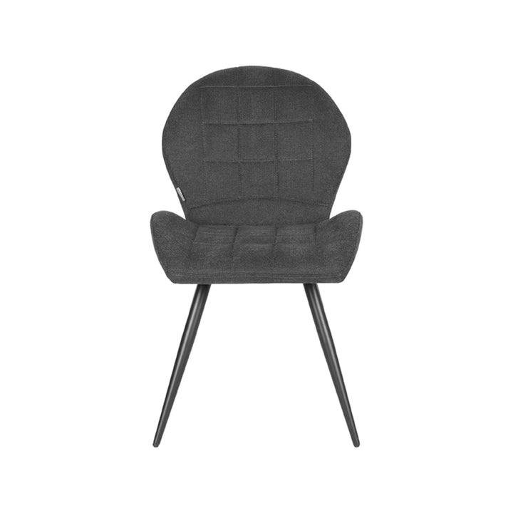 Eetkamerstoel Santino - Antraciet - Weave (set van 2) - {{ product.type }} - Kas20