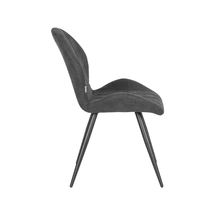 Eetkamerstoel Santino - Antraciet - Weave (set van 2) - {{ product.type }} - Kas20