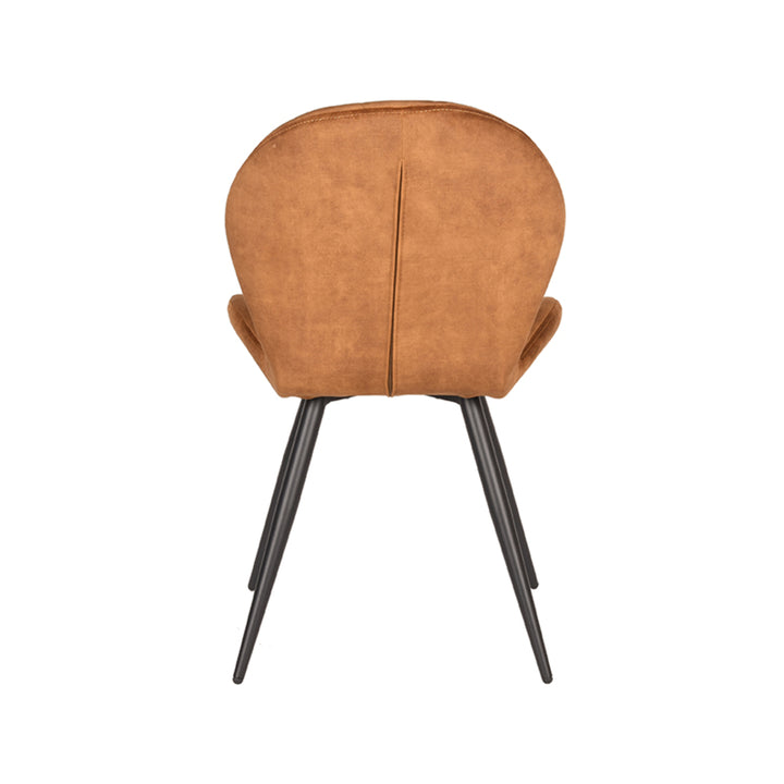 Eetkamerstoel Santino - Oker - Velours (set van 2) - {{ product.type }} - Kas20