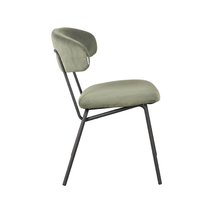 Eetkamerstoel Zephyr - Forest - Ribcord (set van 2) - {{ product.type }} - Kas20