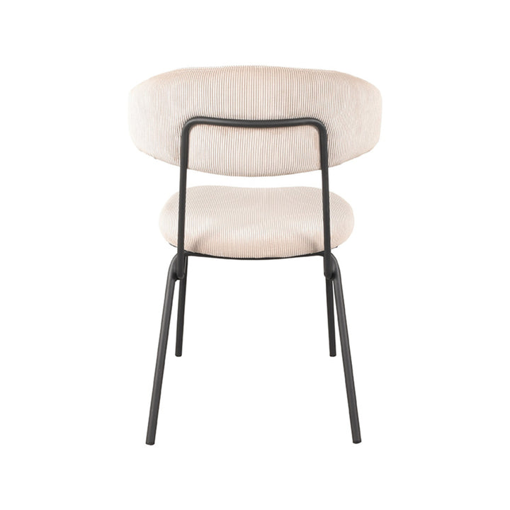 Eetkamerstoel Zephyr - Naturel - Ribcord (set van 2) - {{ product.type }} - Kas20