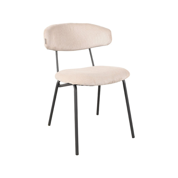 Eetkamerstoel Zephyr - Naturel - Ribcord (set van 2) - {{ product.type }} - Kas20