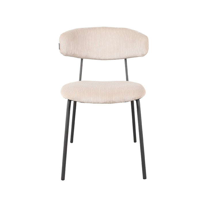 Eetkamerstoel Zephyr - Naturel - Ribcord (set van 2) - {{ product.type }} - Kas20