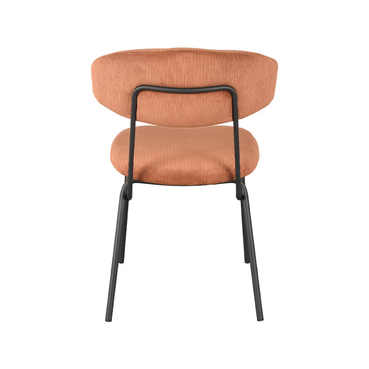 Eetkamerstoel Zephyr - Rust - Ribcord (set van 2) - {{ product.type }} - Kas20